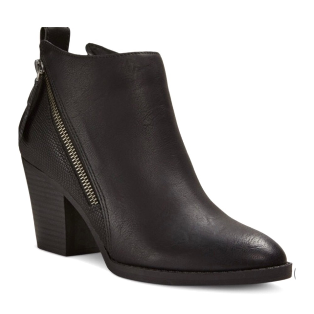 DV by Dolce Vita Double Zip Vegan Ankle Boots Size 8.5